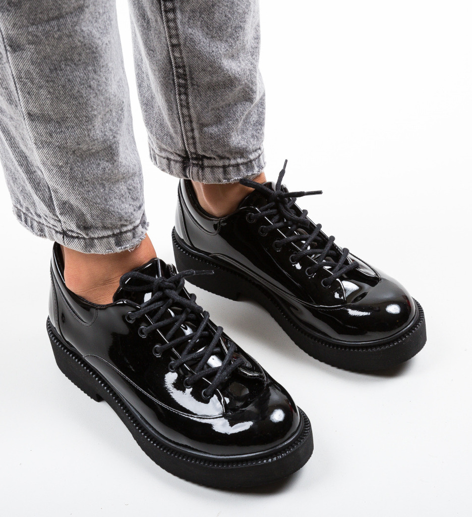 Pantofi Casual Morow Negri