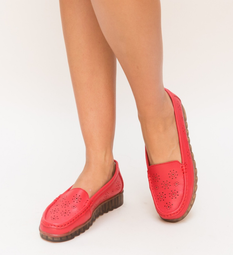 Poze Pantofi Casual Omelo Rosii depurtat.ro 