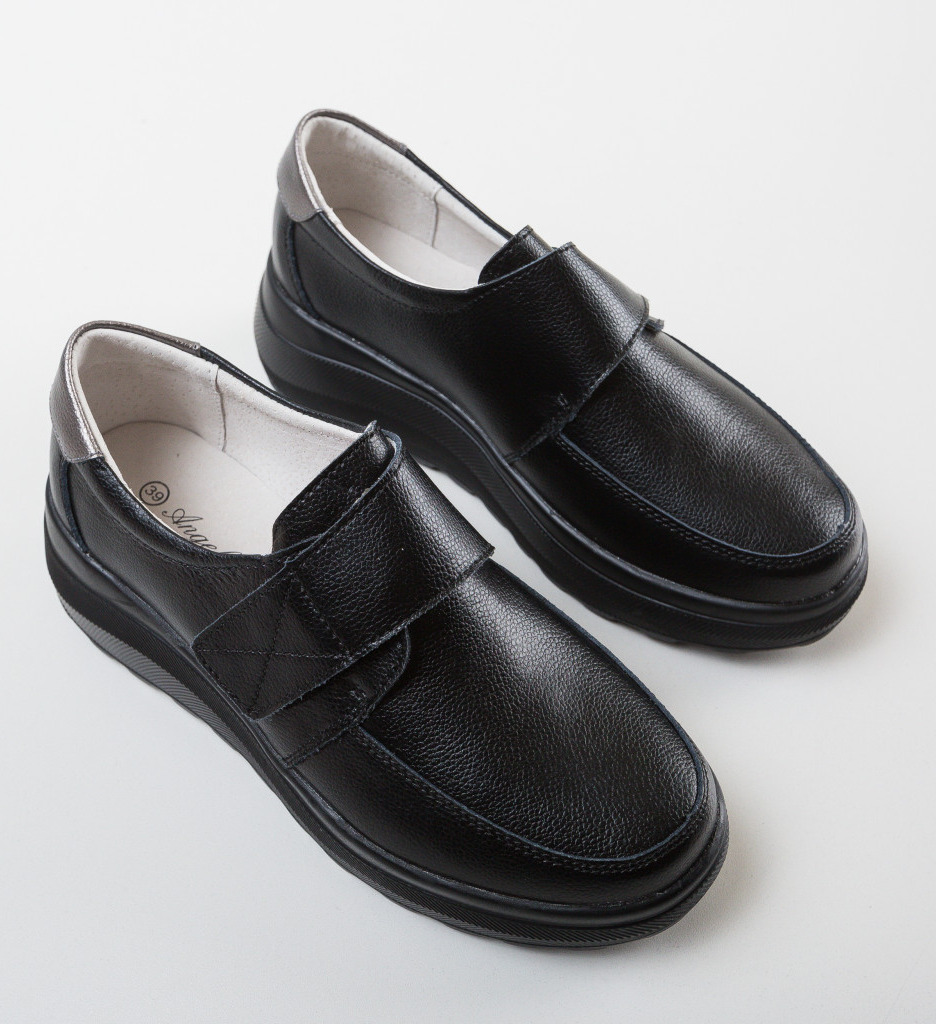 Poze Pantofi Casual Paterson Negri depurtat.ro 
