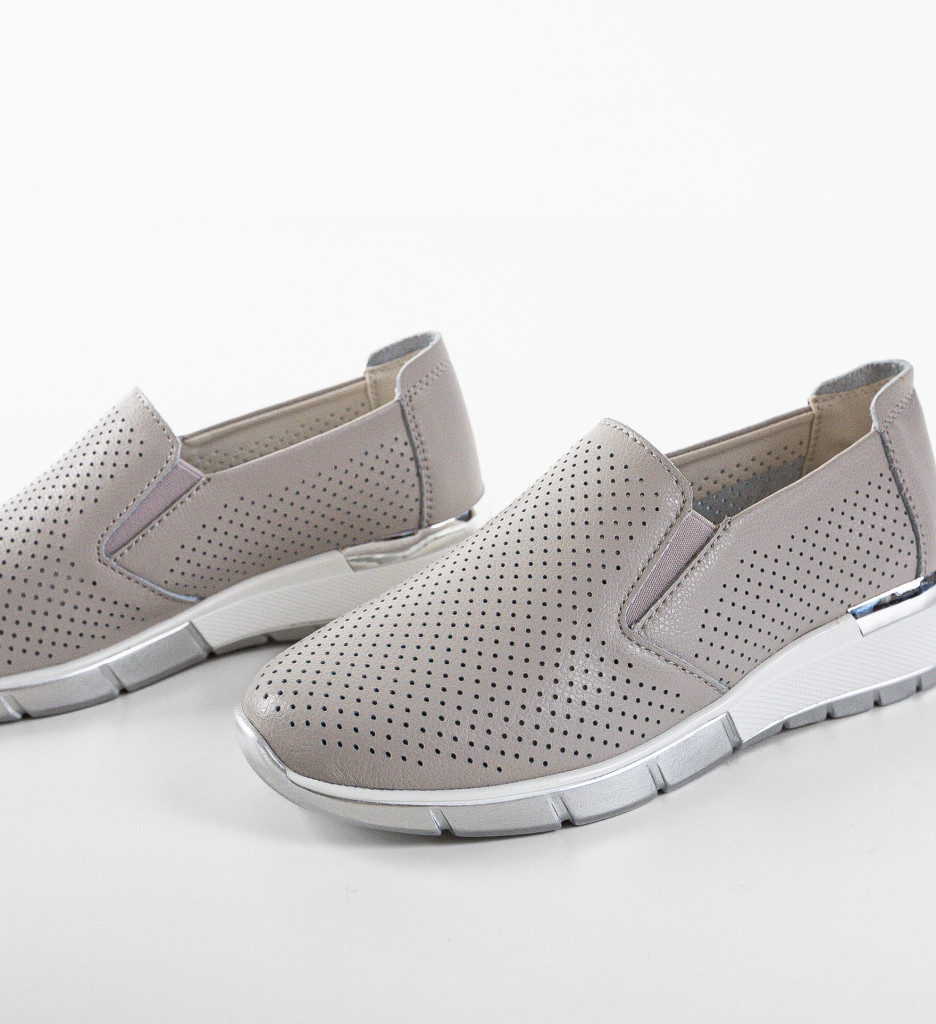 Poze Pantofi Casual Pufine Gri DePurtat