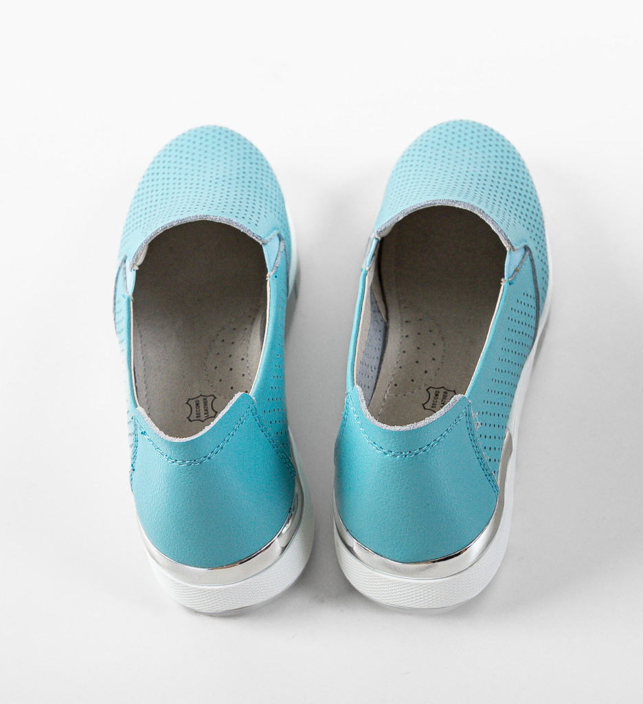 Poze Pantofi Casual Pufine Turcoaz DePurtat