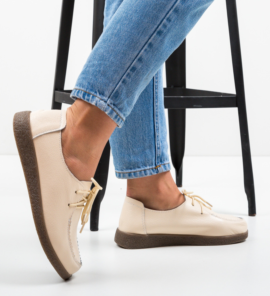 Pantofi Casual Raq Bej