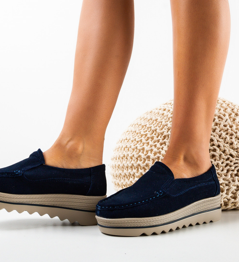 Pantofi casual smirno bleumarin 2