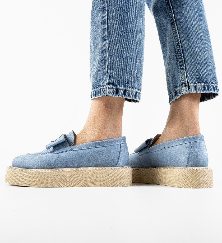 Poze Pantofi Casual Sofia Albastri DePurtat