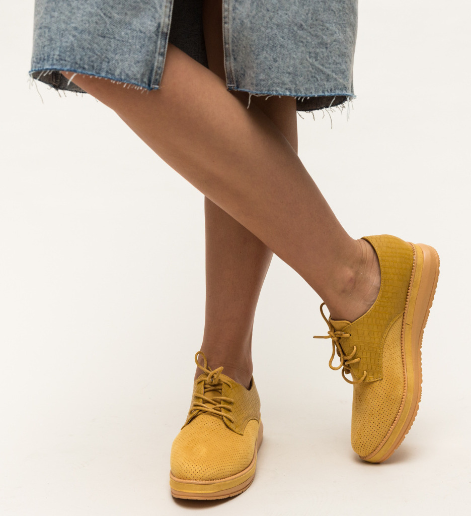 Pantofi Casual Tadim Galbeni