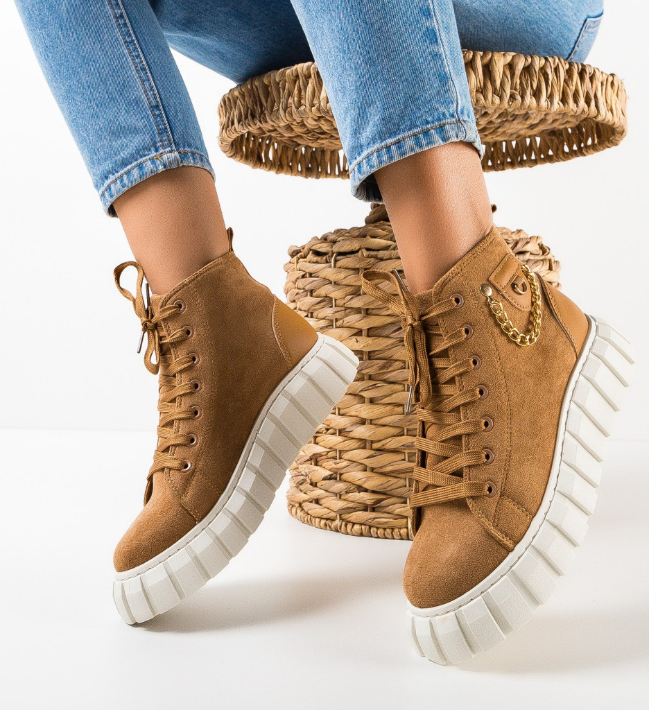 Pantofi sport adam camel