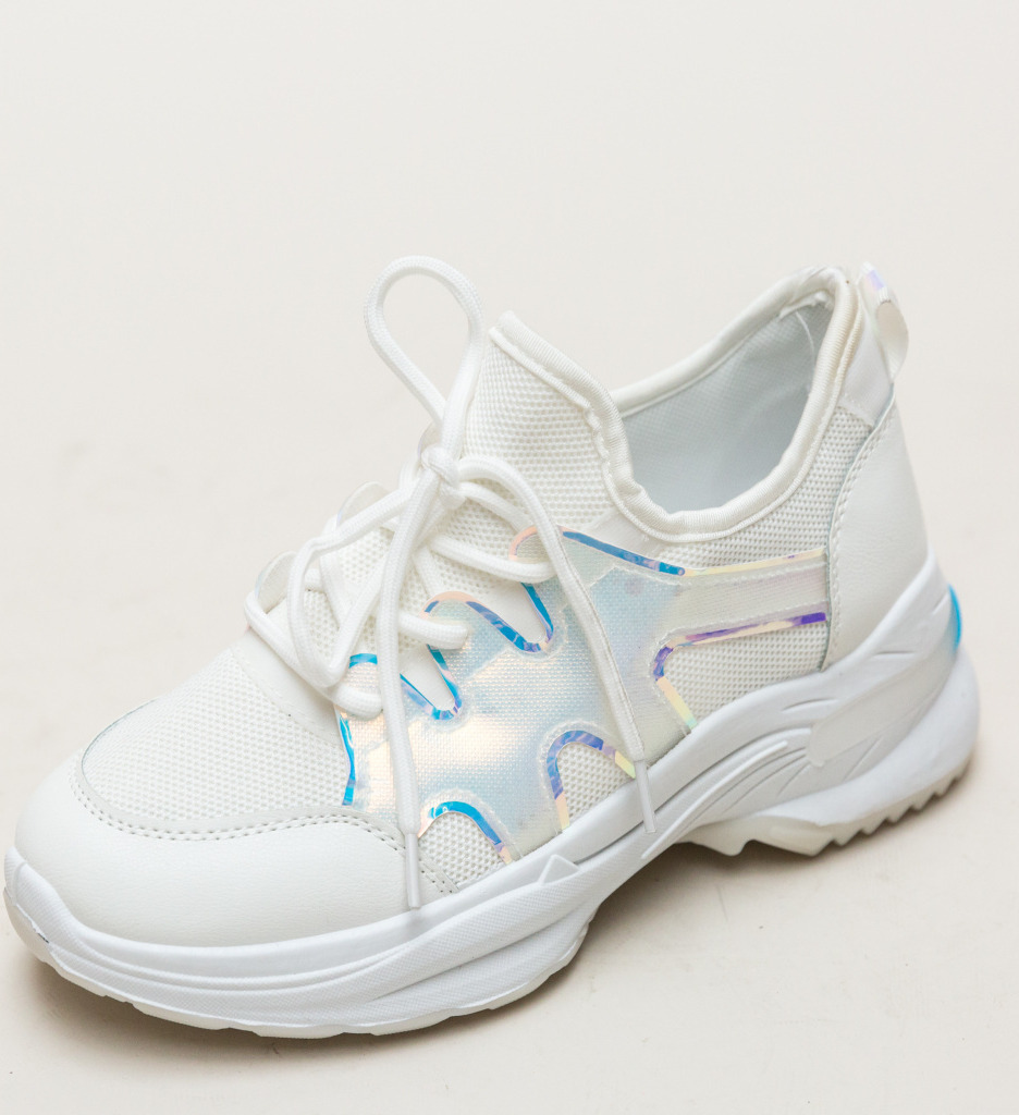 Poze Pantofi Sport Bush Albi depurtat.ro 