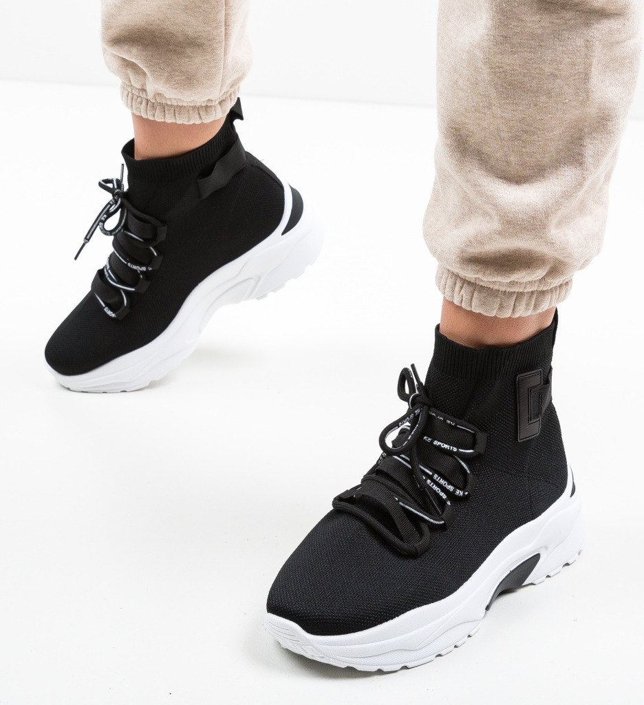 Poze Pantofi Sport Hunt Negri depurtat.ro 