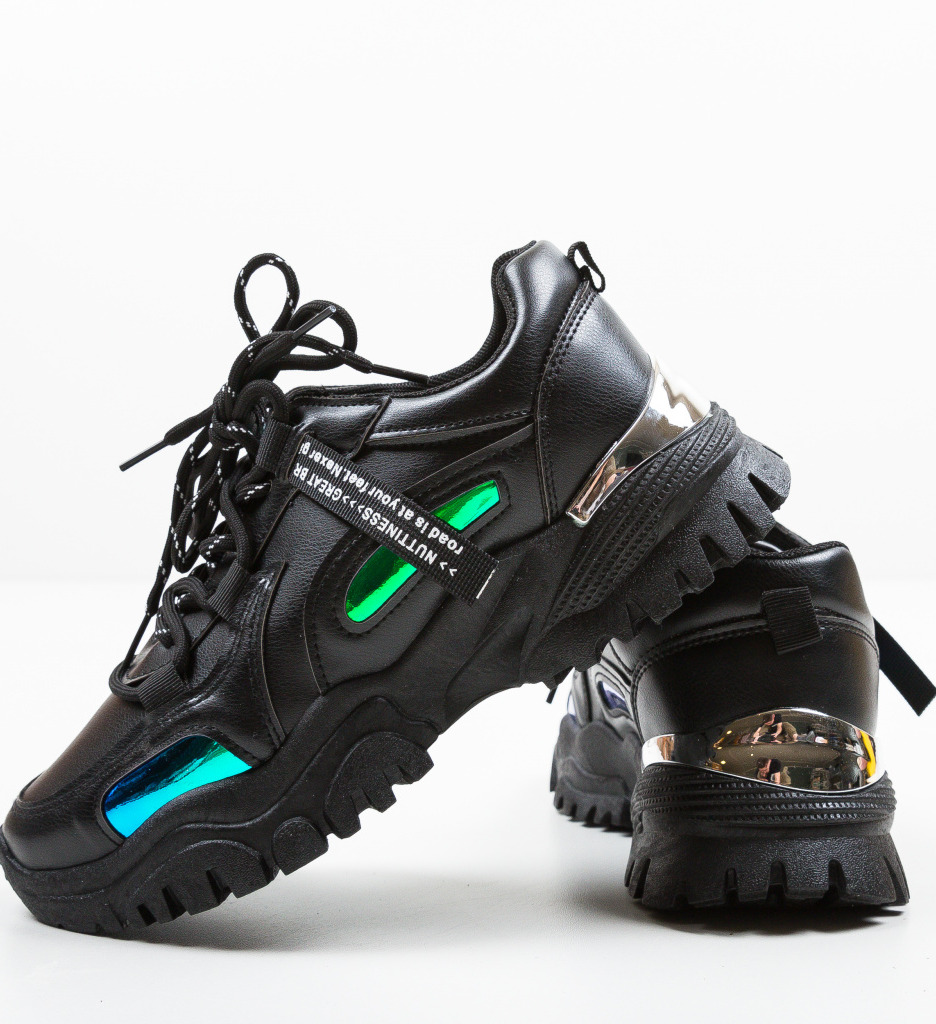 Poze Pantofi Sport Prosser Negri depurtat.ro 