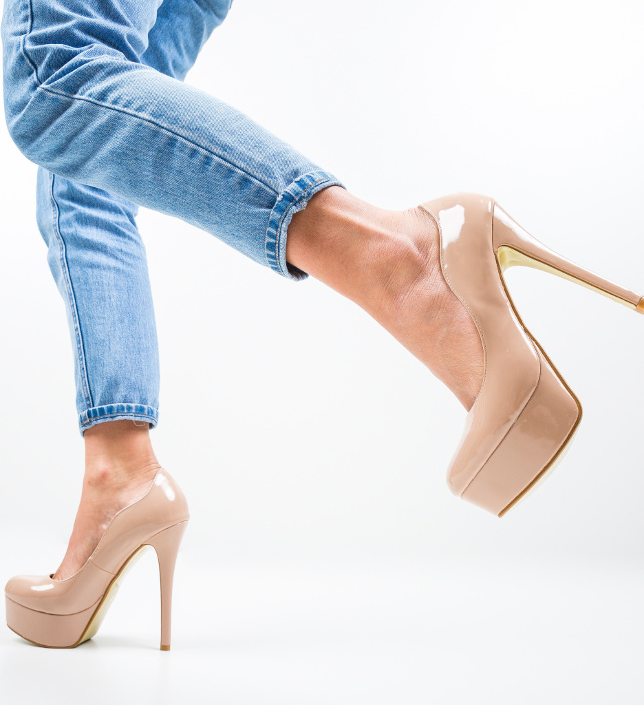 Pantofi Vinso Nude