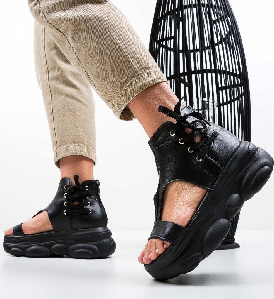 Platforme Frye Negre