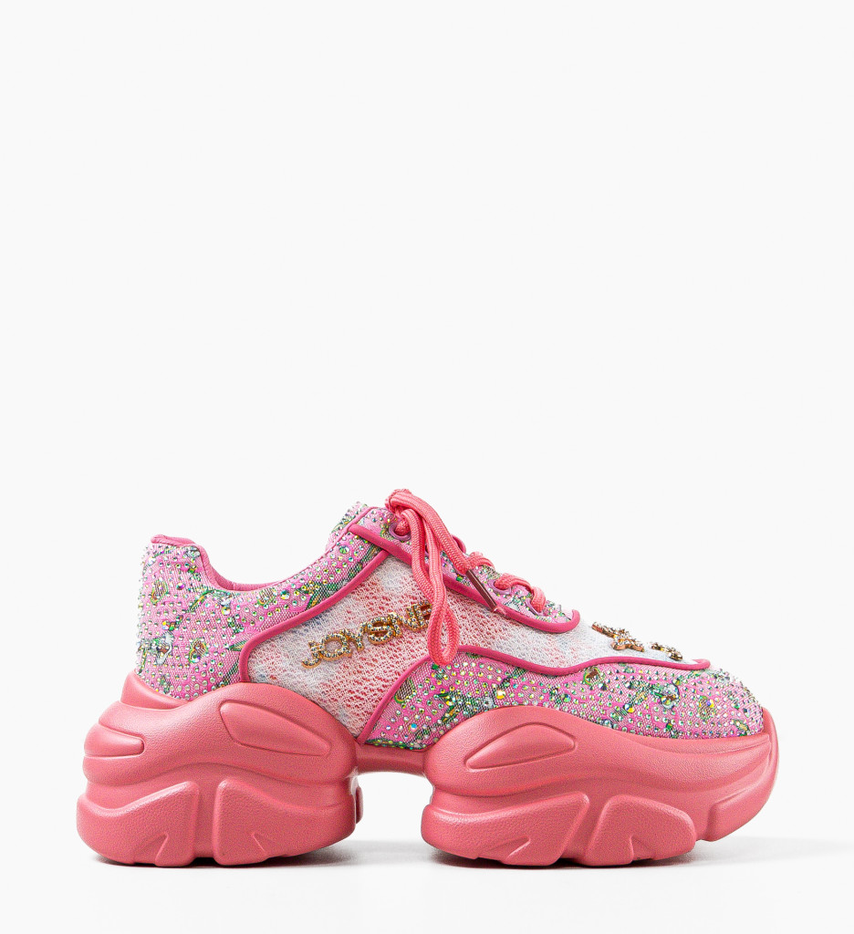 Sneakers dama helio roz