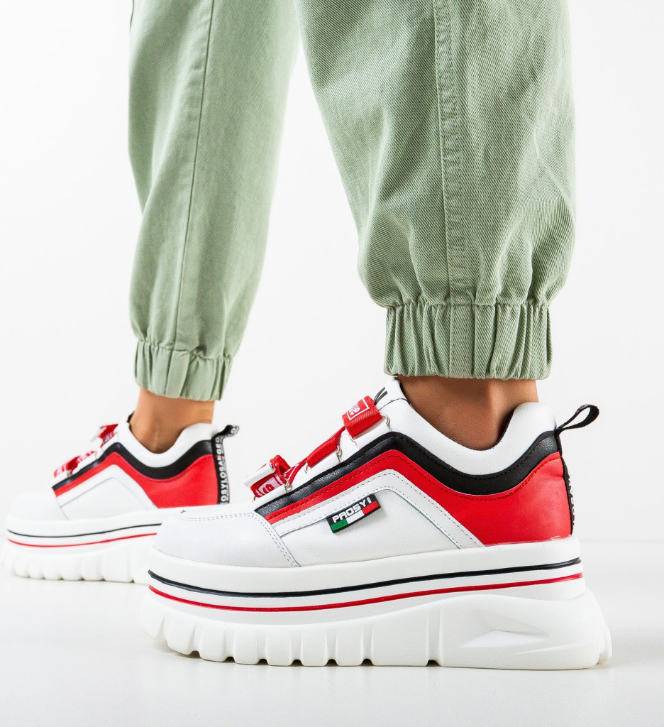 Sneakers dama west albi