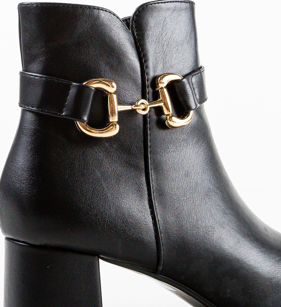 Poze Botine dama Trame Negre depurtat.ro 