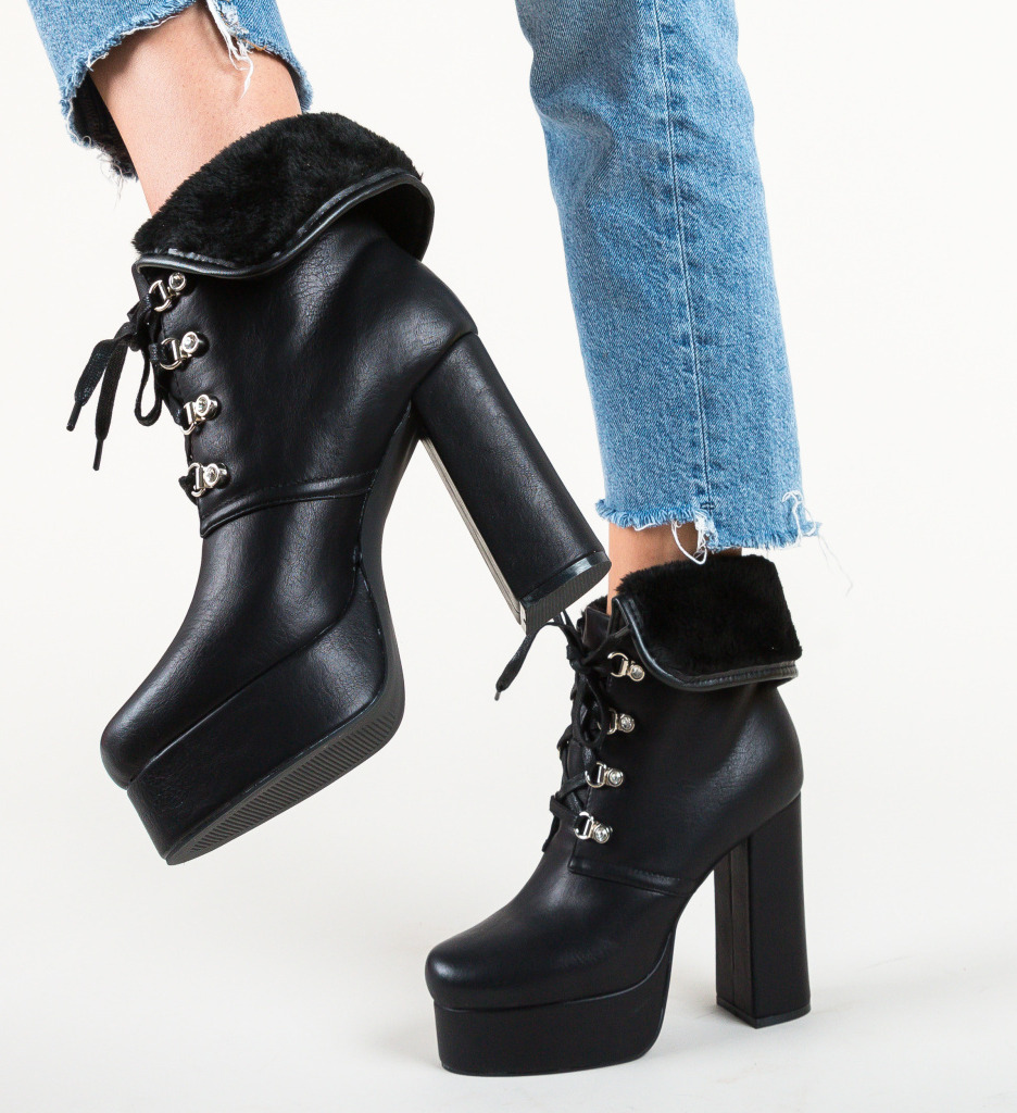 Botine Hogg Negre