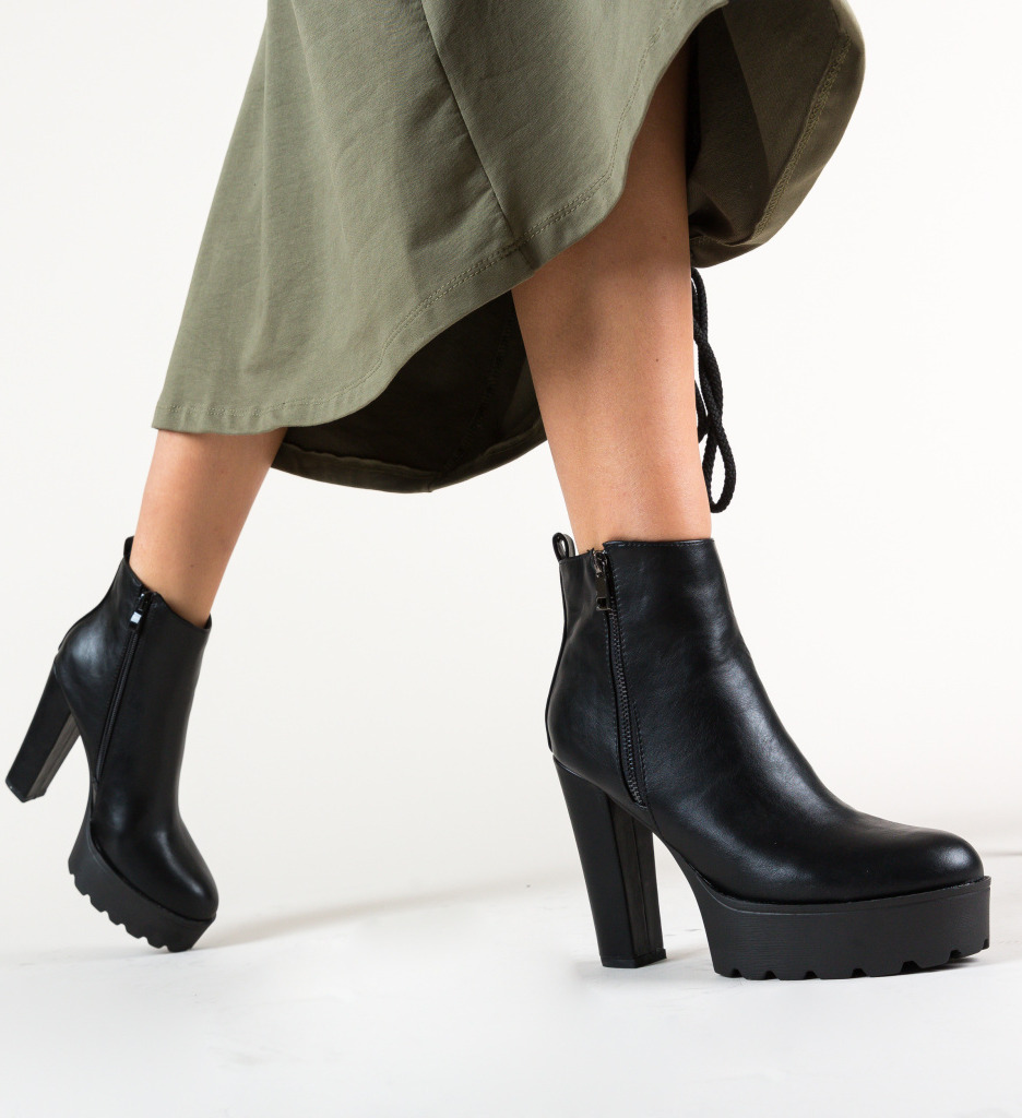 Poze Botine Jaye Negre depurtat.ro 