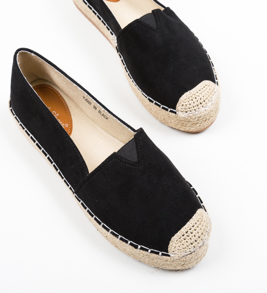 Espadrile Katie Negre