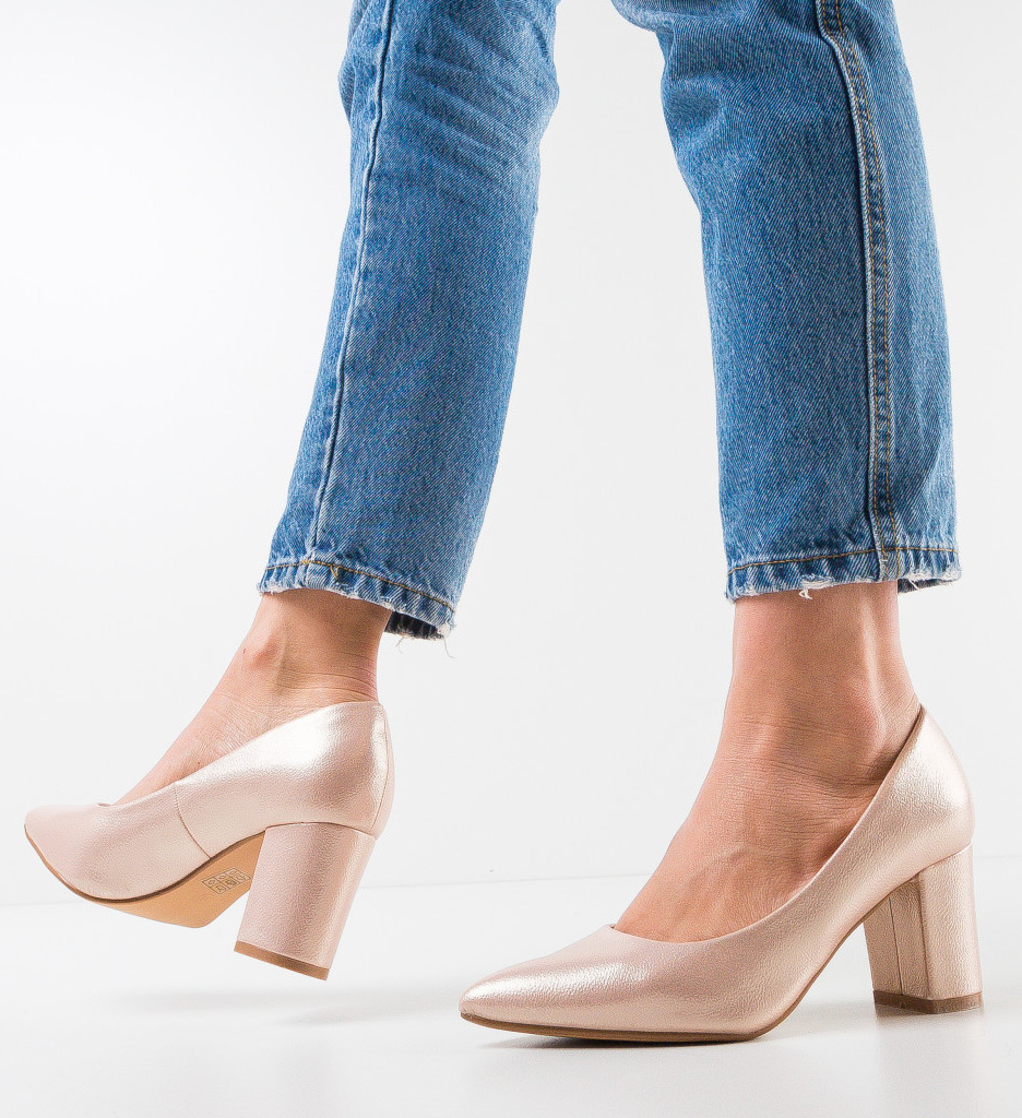 Pantofi Burbery Aurii