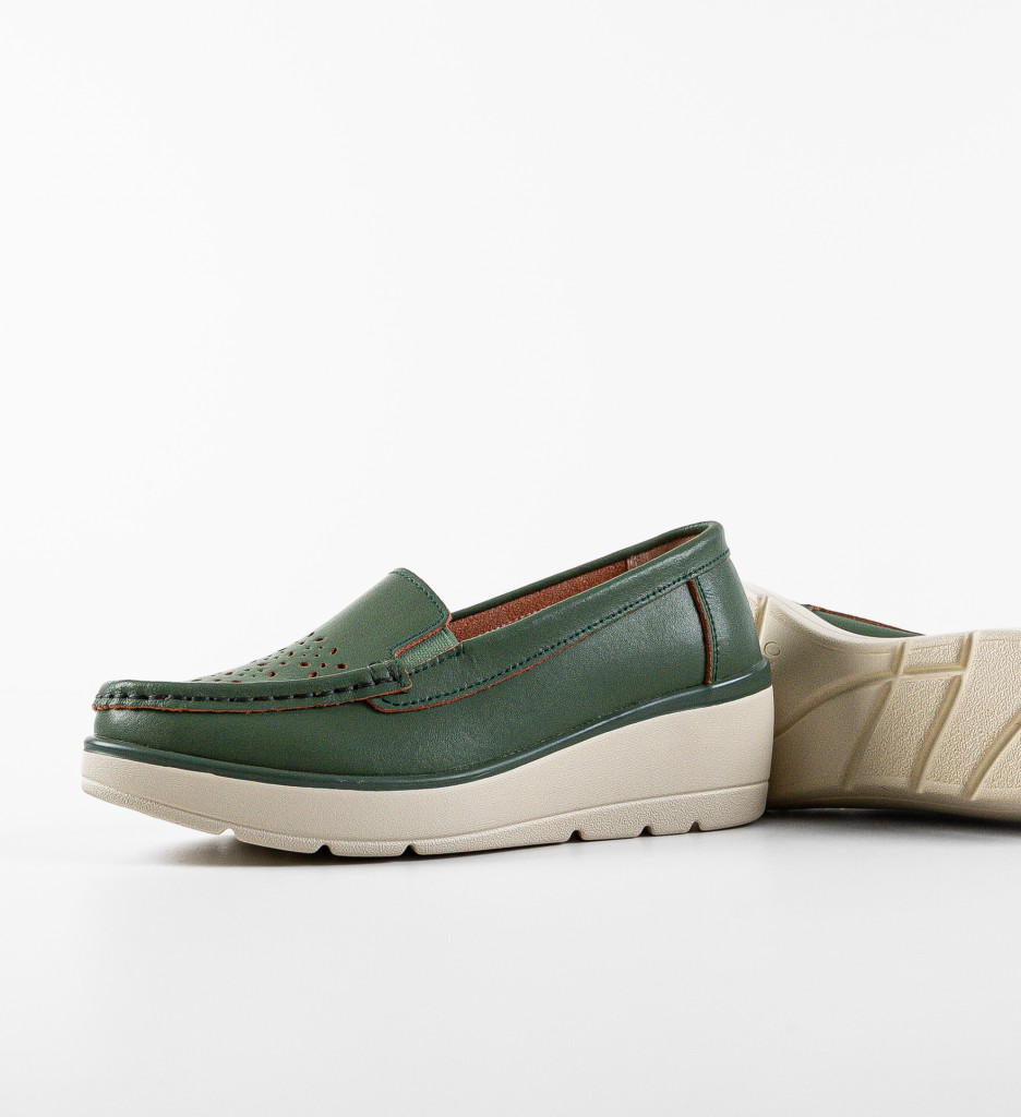 Poze Pantofi Casual Atic Verzi DePurtat