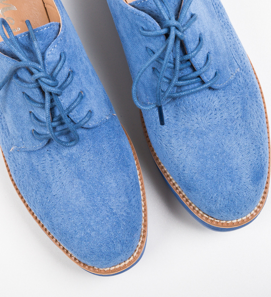 Poze Pantofi Casual Benit Albastri depurtat.ro 