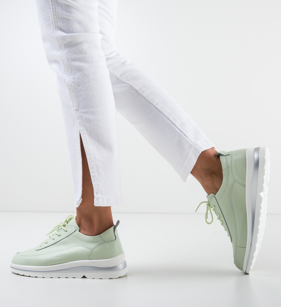 Pantofi casual briano verzi