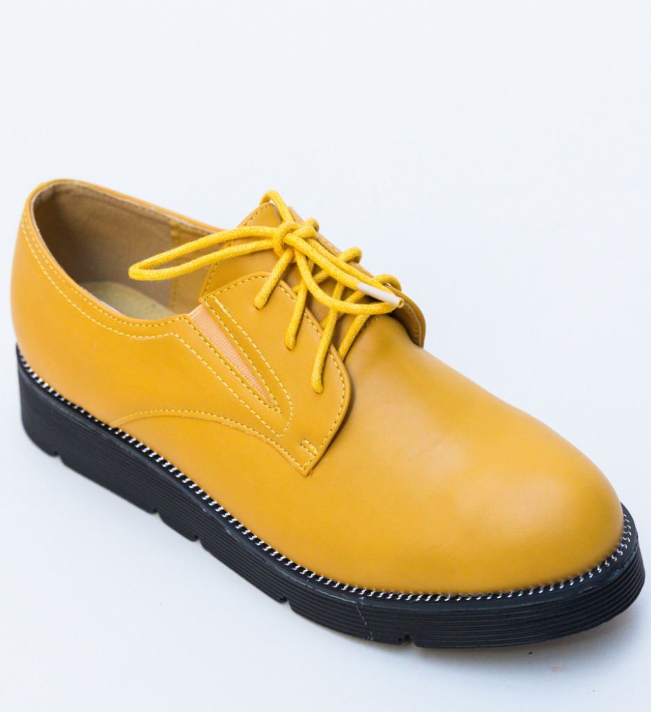 Poze Pantofi Casual Bueno Galbeni depurtat.ro 
