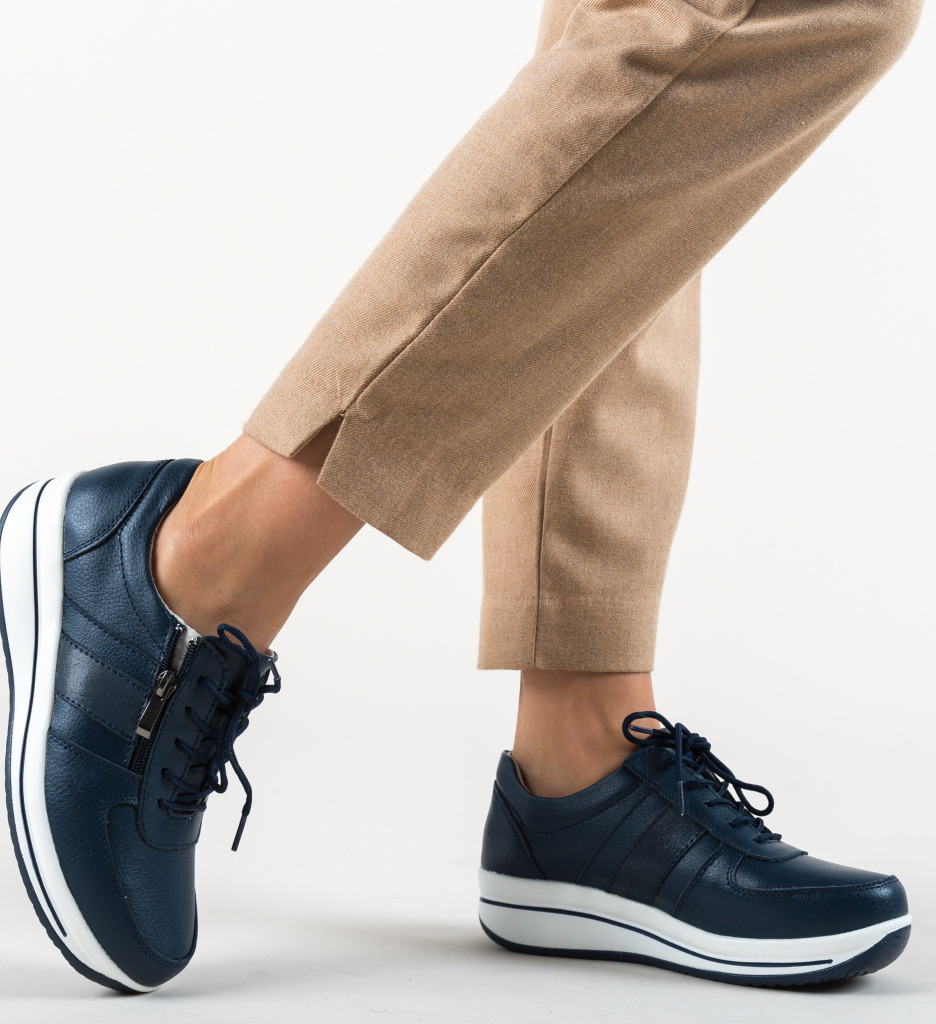 Pantofi Casual Craig Bleumarin
