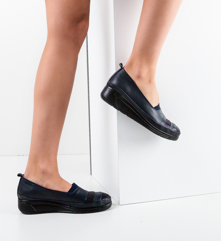 Pantofi casual dama sims bleumarin
