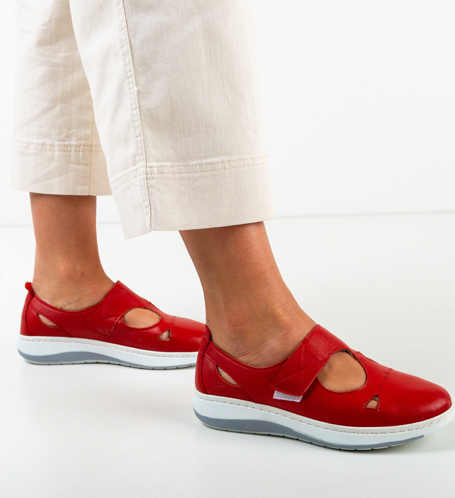 Pantofi Casual Hodge Rosii