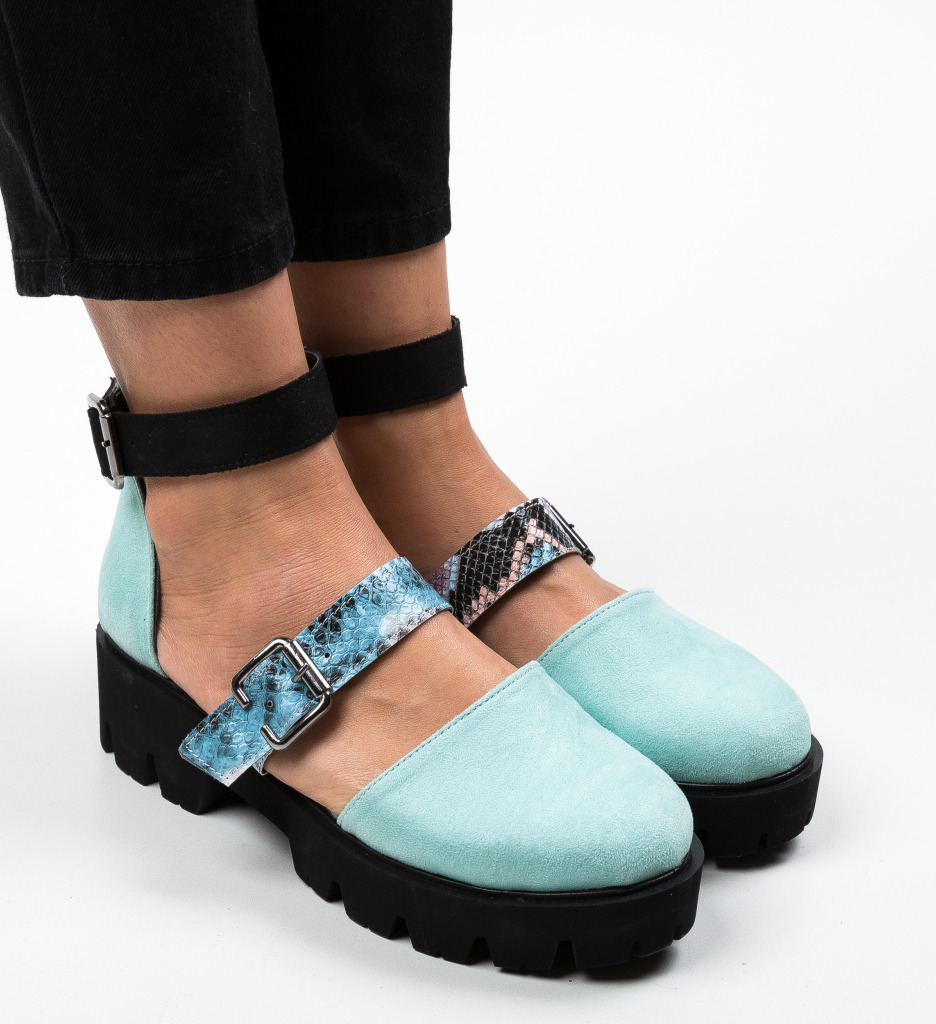 Pantofi Casual Jailala Turcoaz