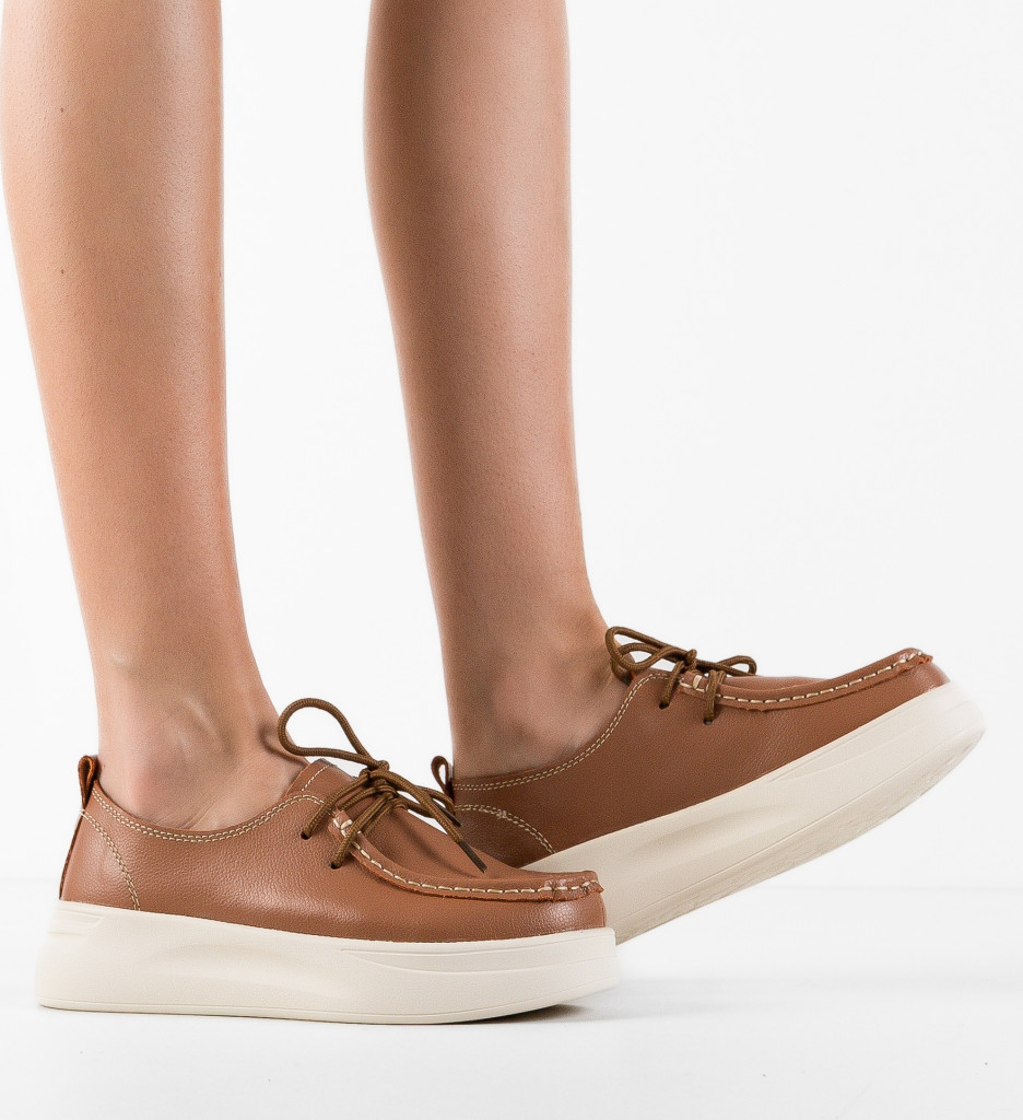 Poze Pantofi Casual Jange Camel DePurtat