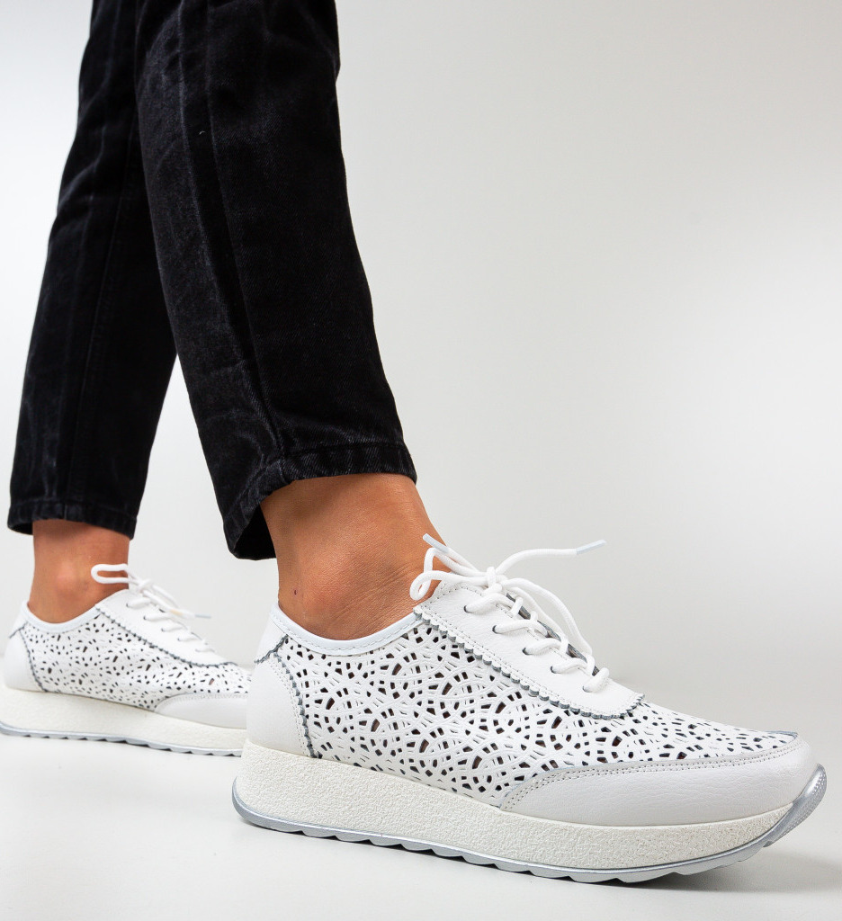 Pantofi Casual Pova Albi
