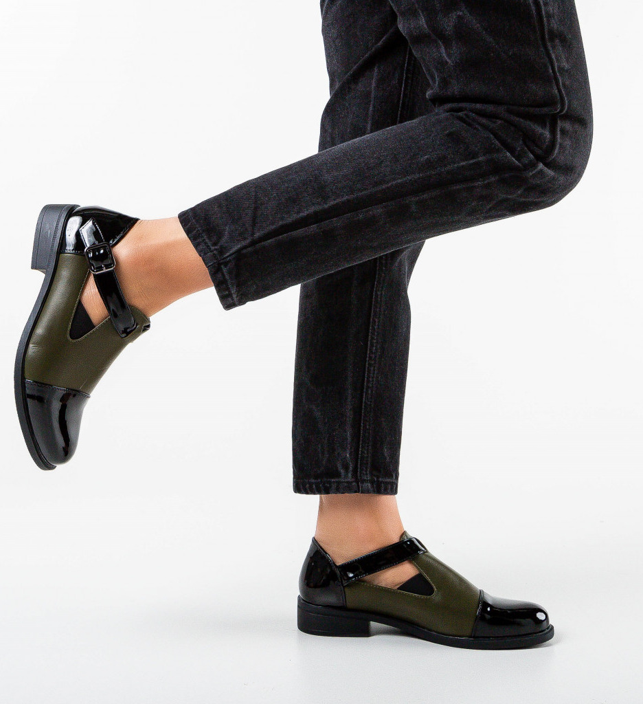 Pantofi casual shion verzi