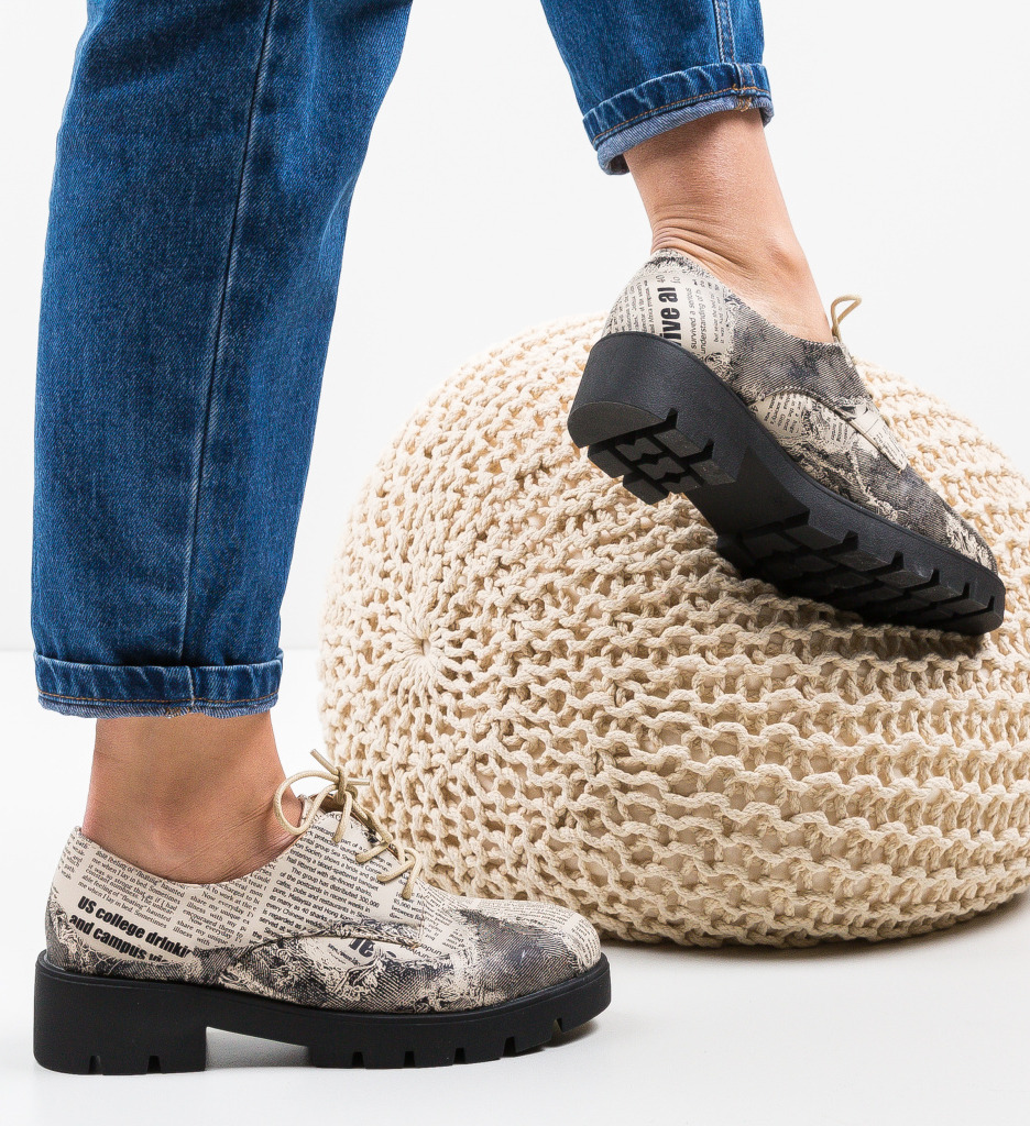 Pantofi casual survive bej