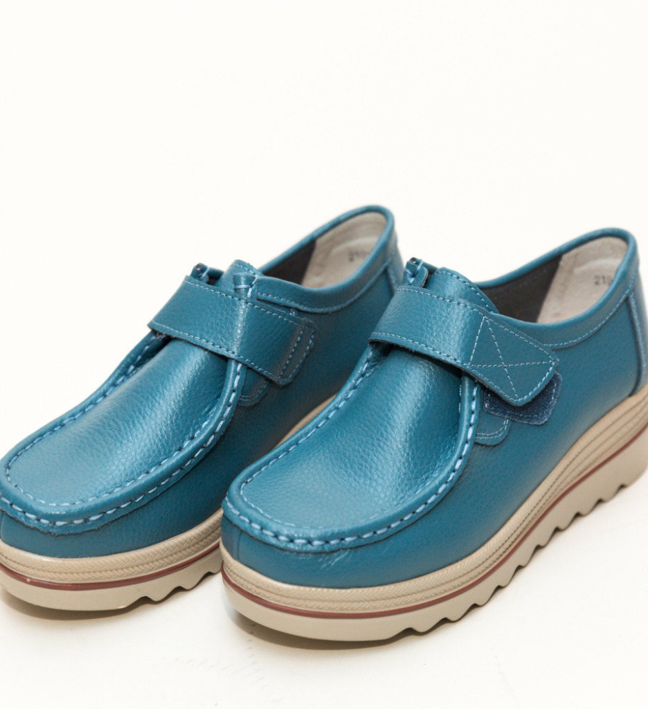 Poze Pantofi Casual Vinay Albastri depurtat.ro 