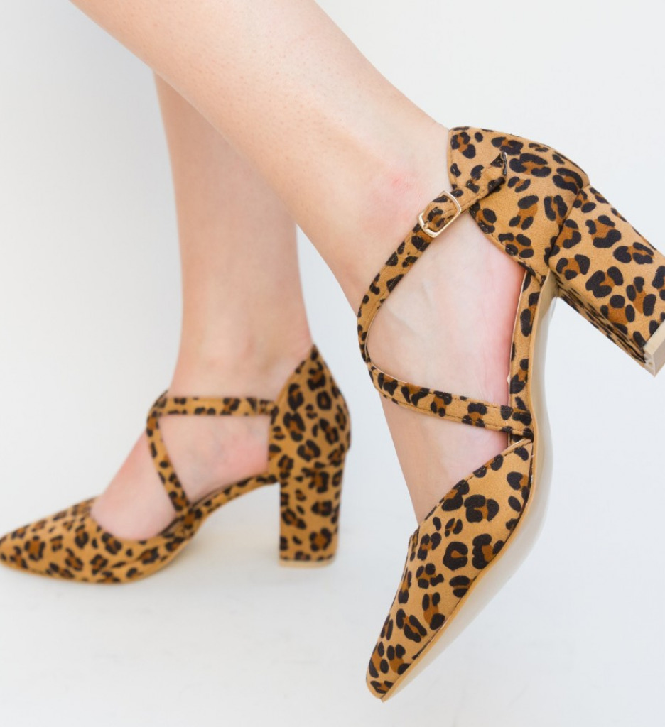 Pantofi Piser Leopard depurtat.ro