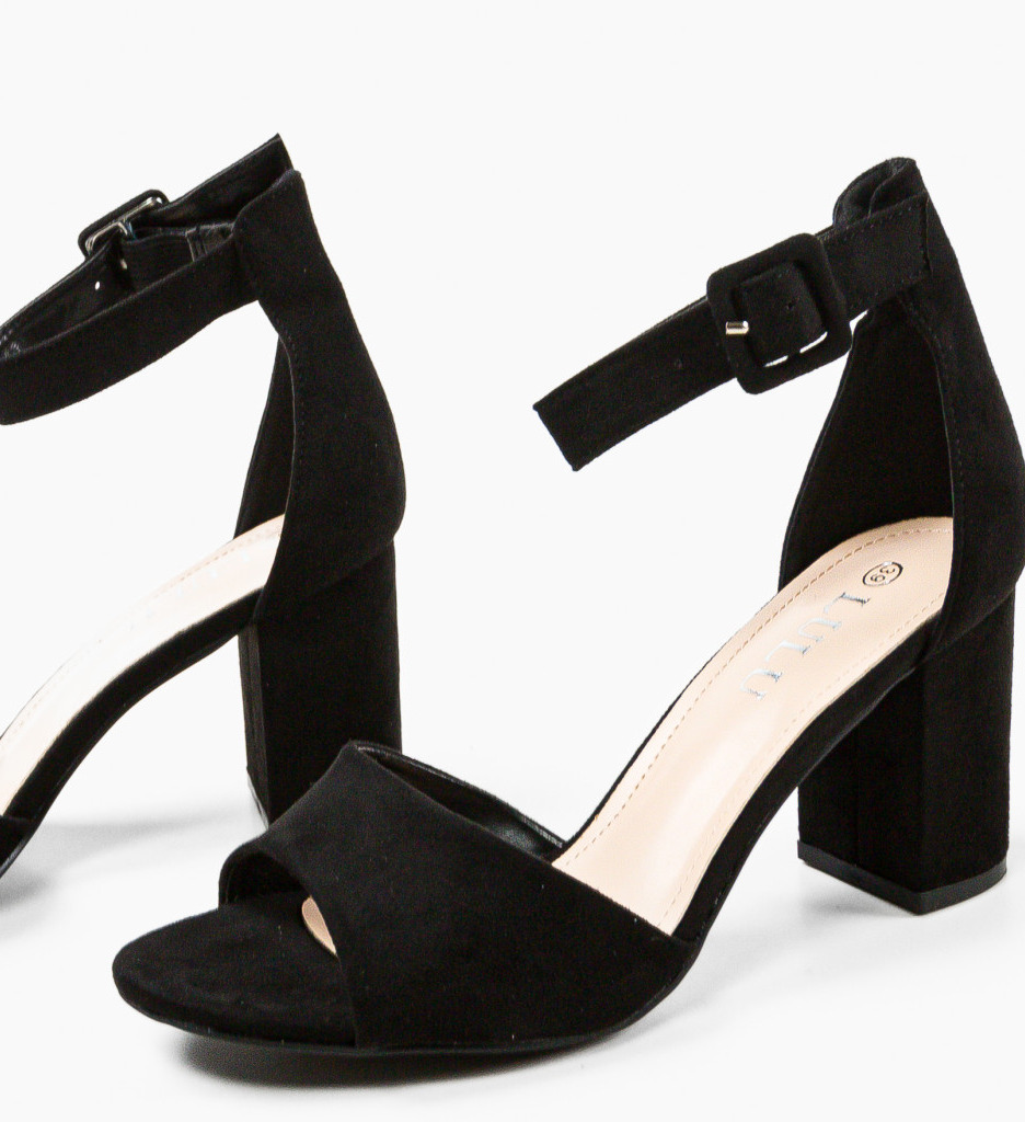 Poze Sandale dama Portuguese Negre depurtat.ro 