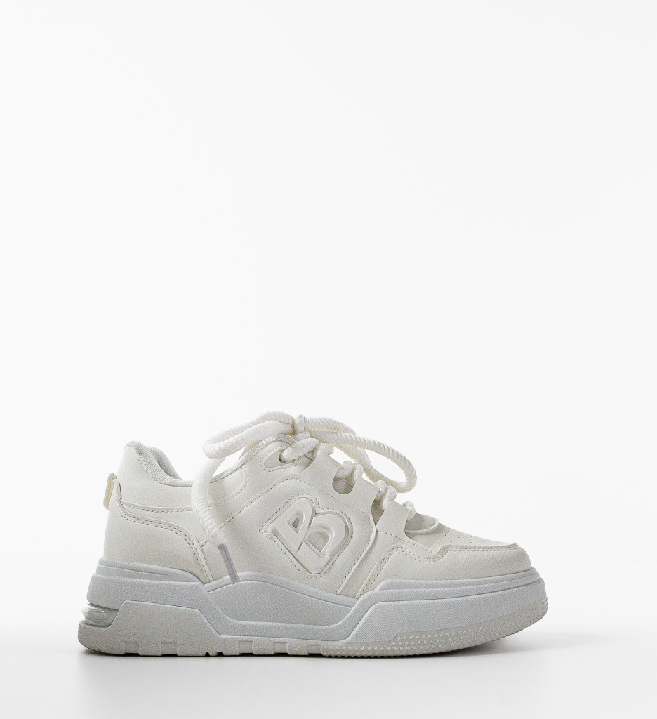 Poze Sneakers dama Bebybe Albi DePurtat