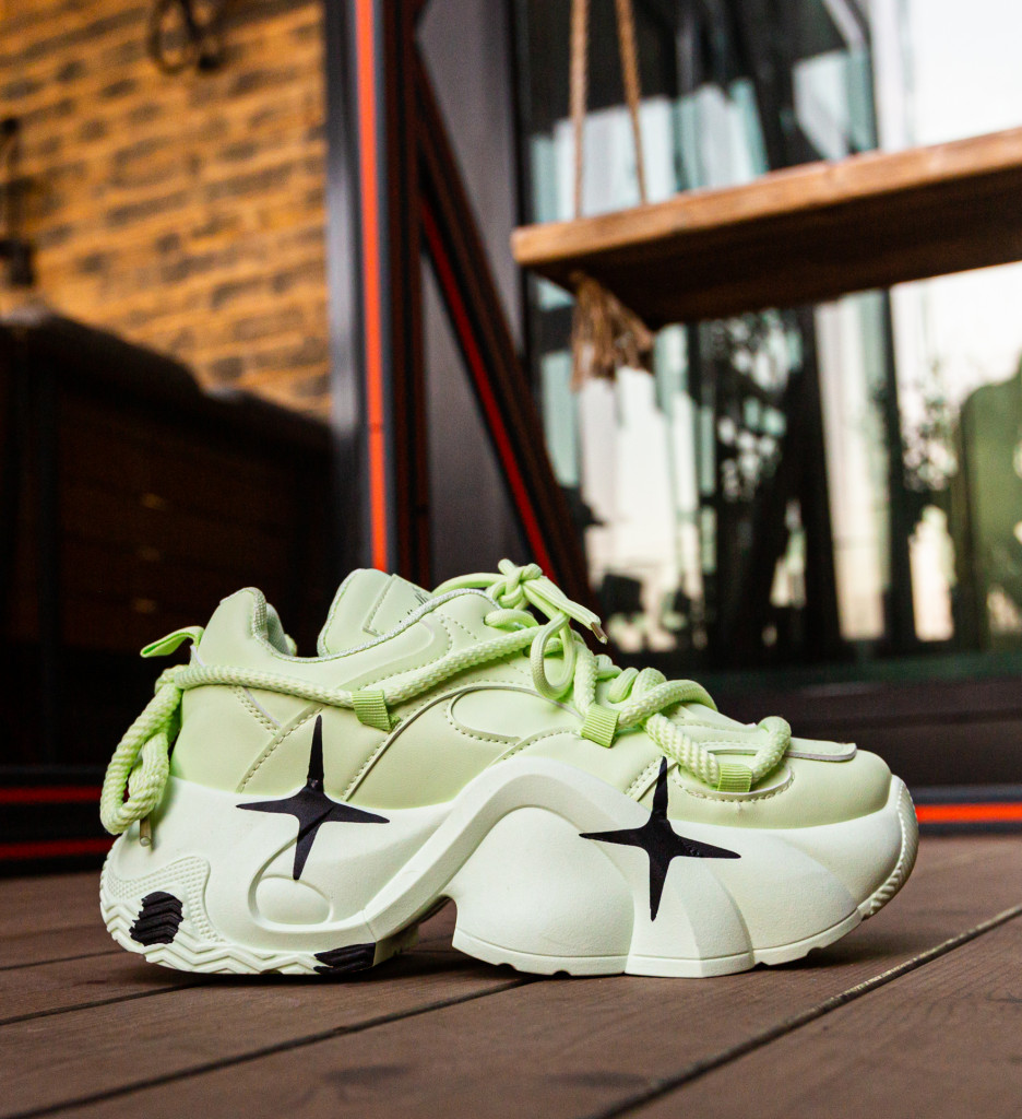 Poze Sneakers dama Staruye Verzi DePurtat