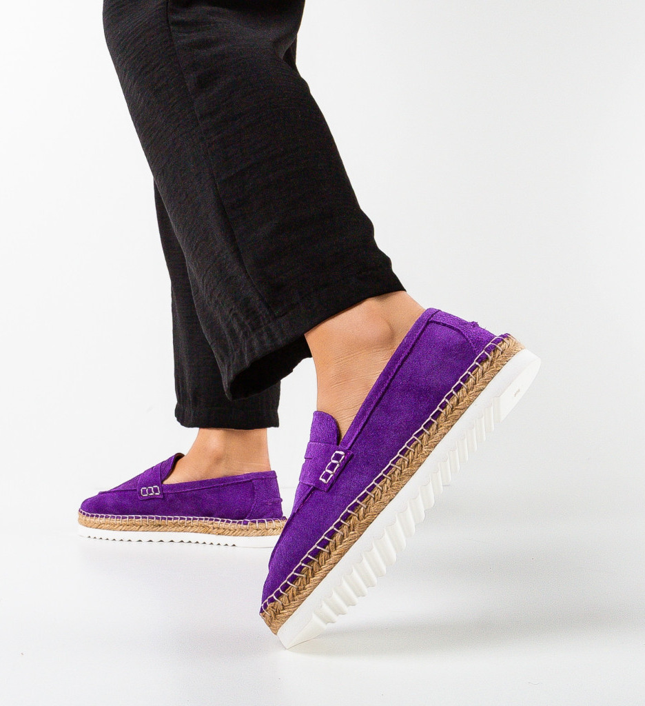 Espadrile dama yrey mov