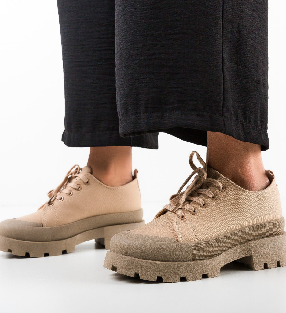 Pantofi casual dama lester khaki
