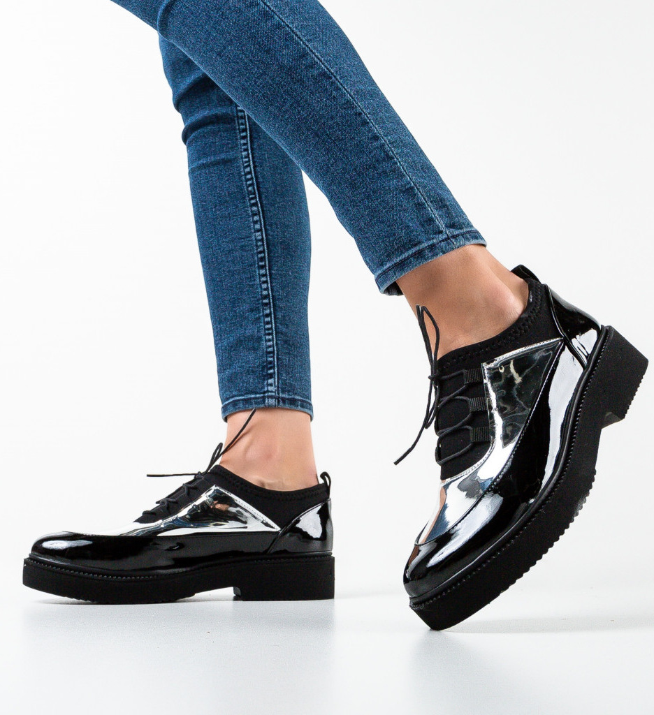 Pantofi casual dama lukosi gri 2