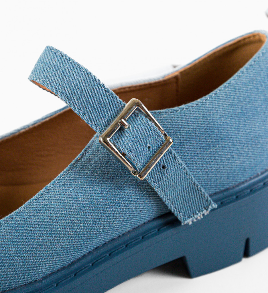 Poze Pantofi casual dama Mersey Albastri DePurtat