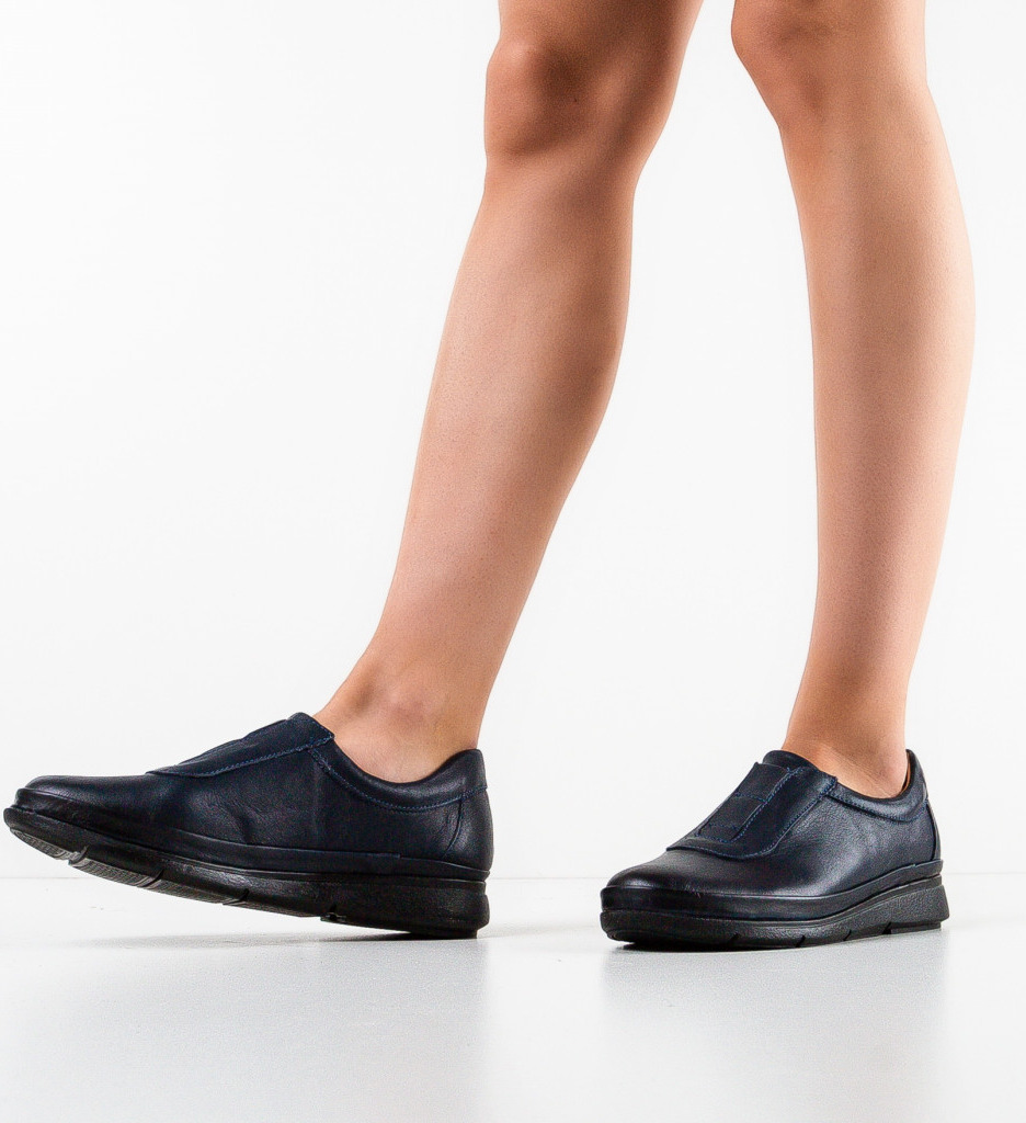 Pantofi casual dama samir bleumarin