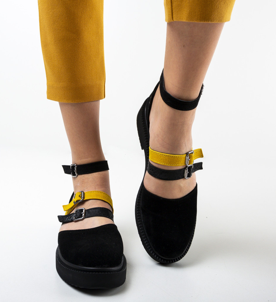 Pantofi Casual Heatek Negri