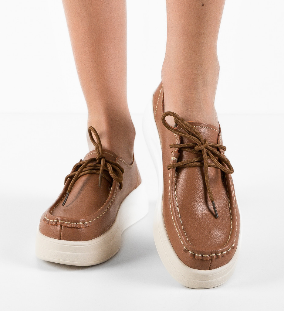 Poze Pantofi Casual Jange Camel DePurtat