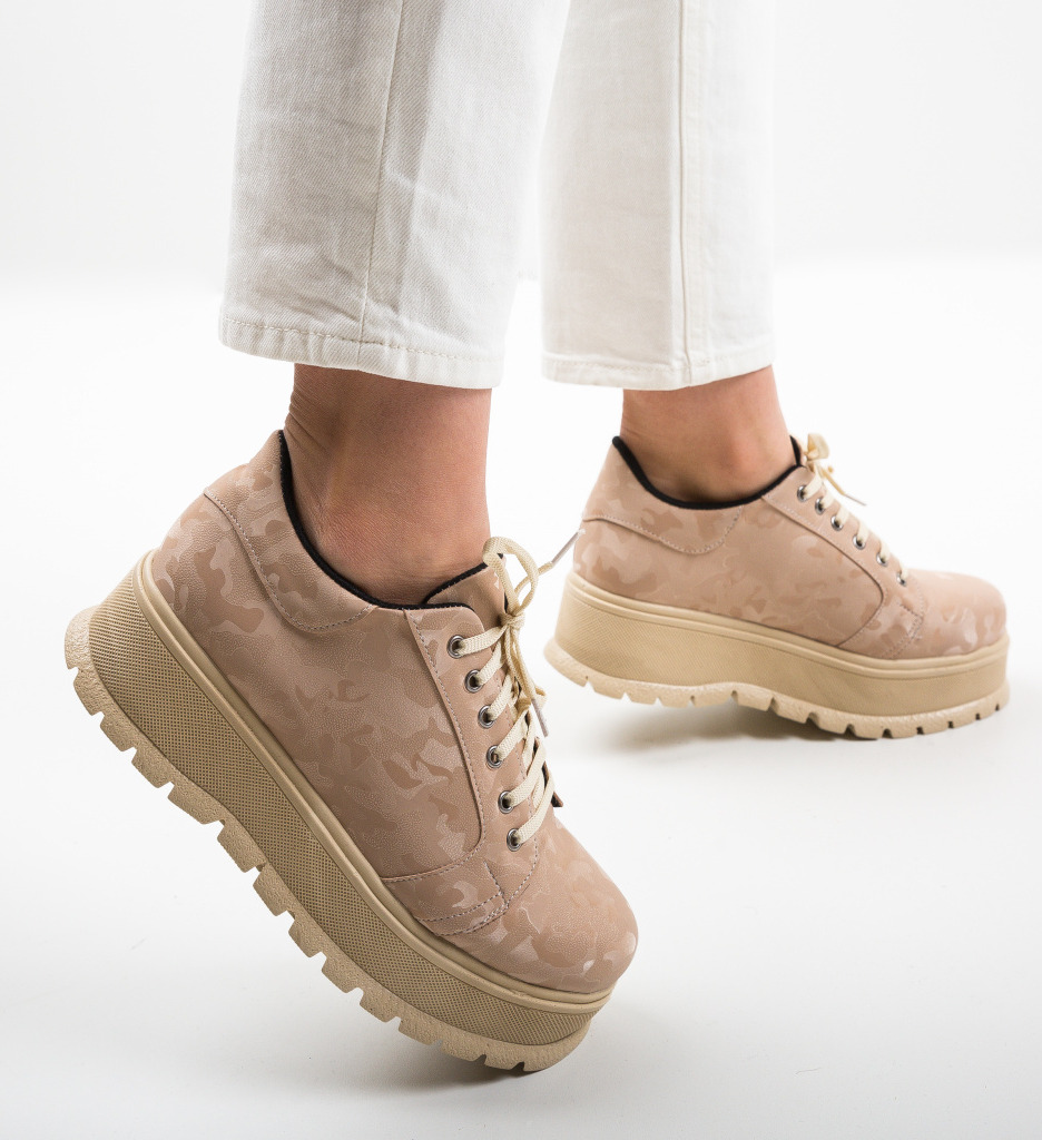 Pantofi Casual Kislev Bej