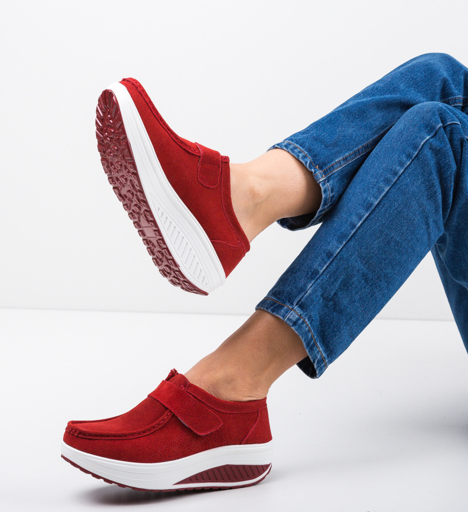 Poze Pantofi Casual Marko Rosii 2 depurtat.ro 