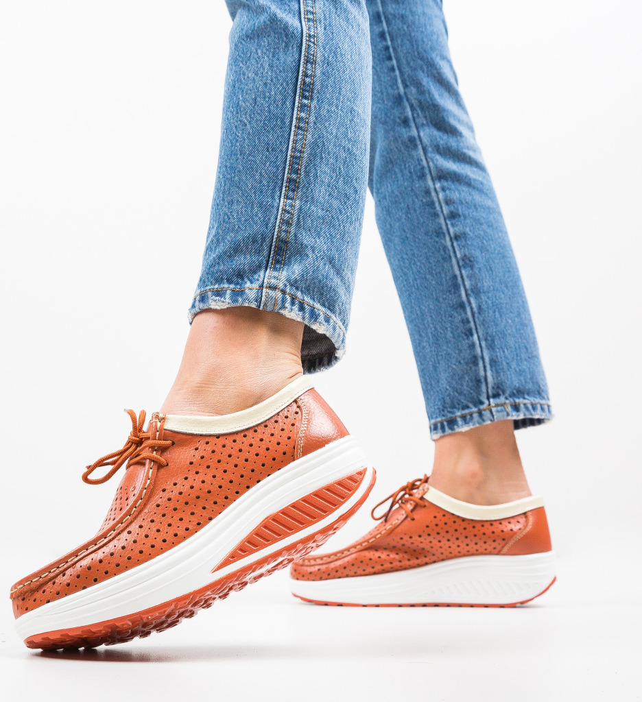 Pantofi Casual Met Portocalii