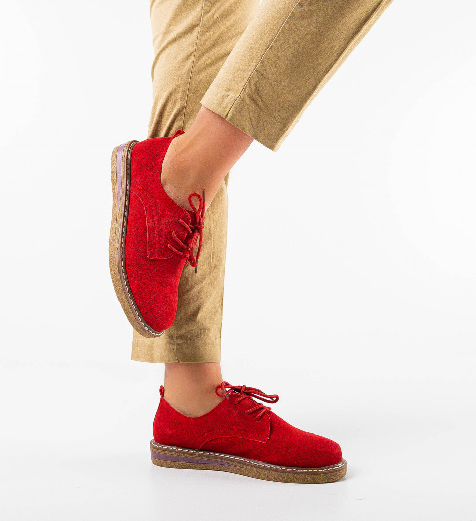 Poze Pantofi Casual Romena Rosii depurtat.ro 